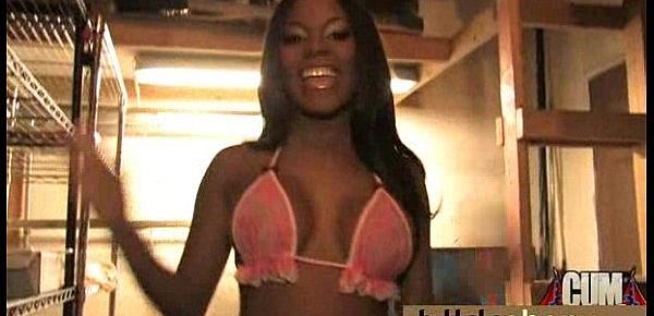  DP with german ebony bukkake teen 6